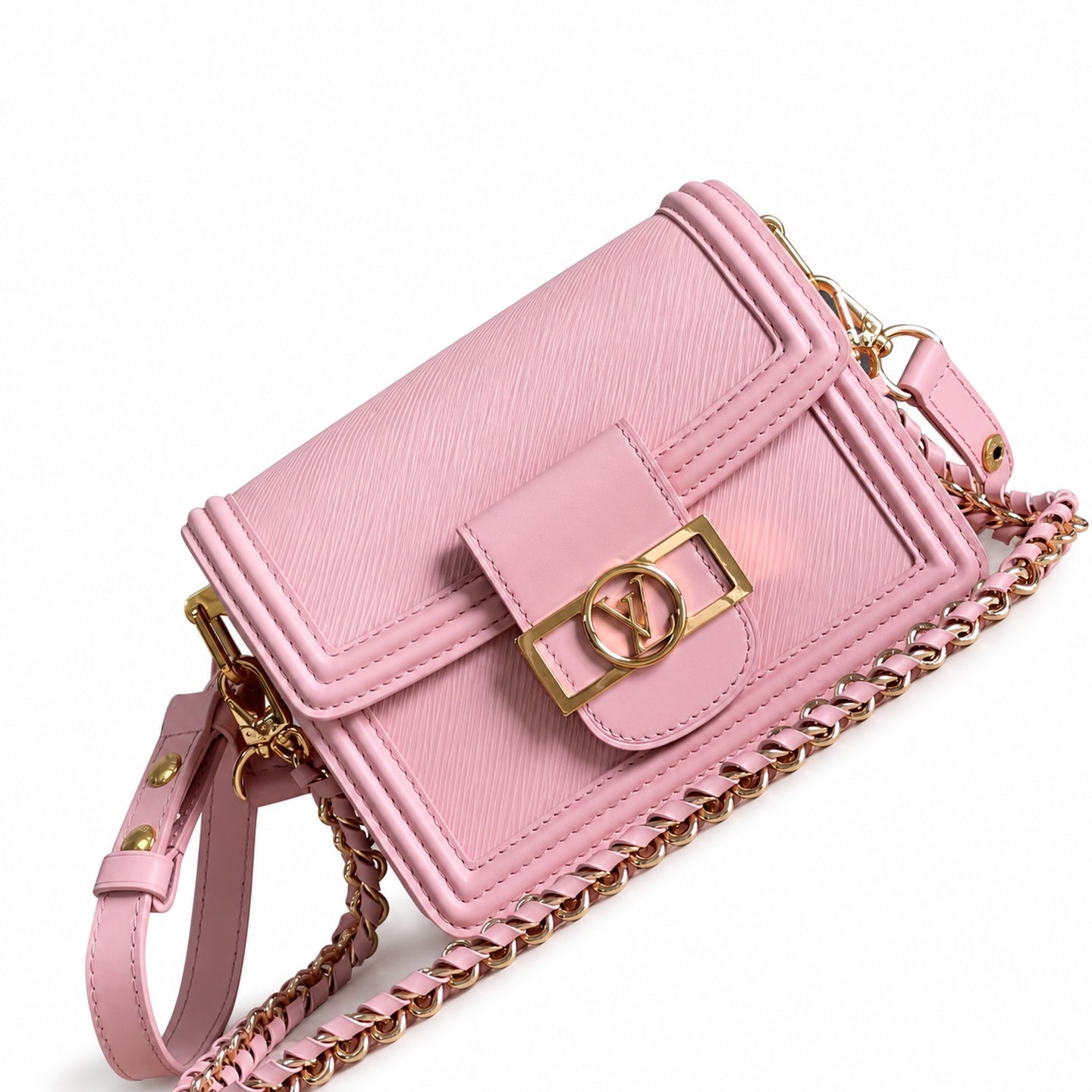 Louis Vuitton Dauphine Mini Leather Handbag