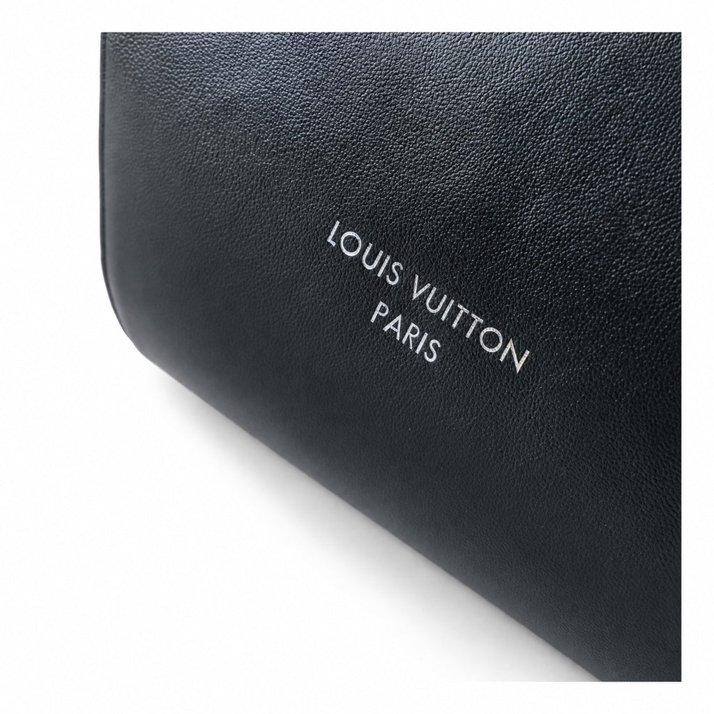 Louis Vuitton CarryAll Leather Black Handbag