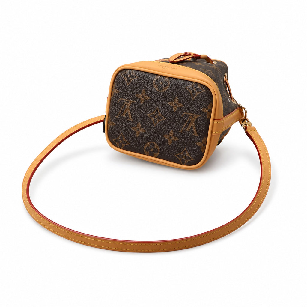 Louis Vuitton Noe Canvas Leather Handbag