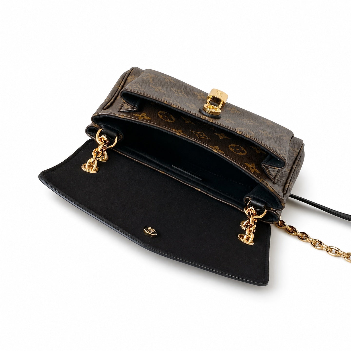 Louis Vuitton Large Canvas Leather Handbag