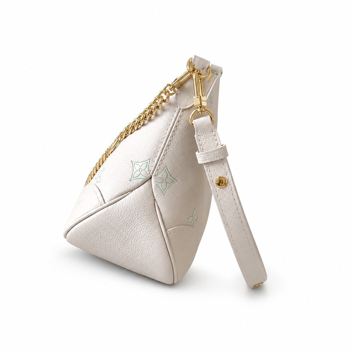 Louis Vuitton Boulogne Leather Green Handbag
