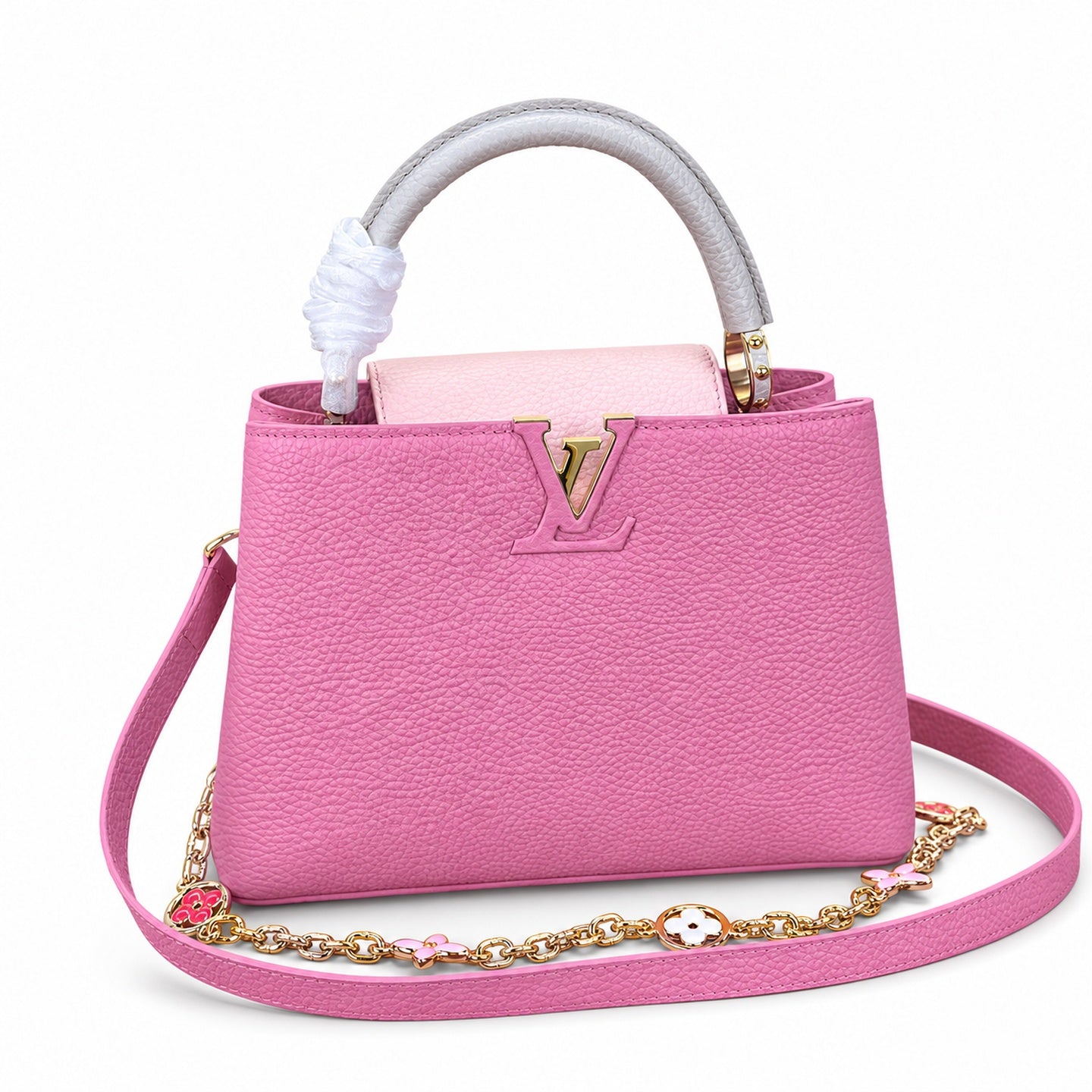 Louis Vuitton Capucines Small Pink Handbag