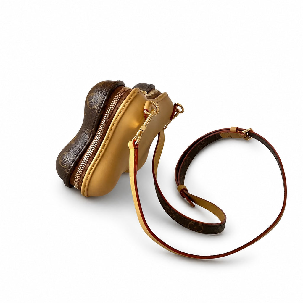 Louis Vuitton Mini Canvas Leather Handbag