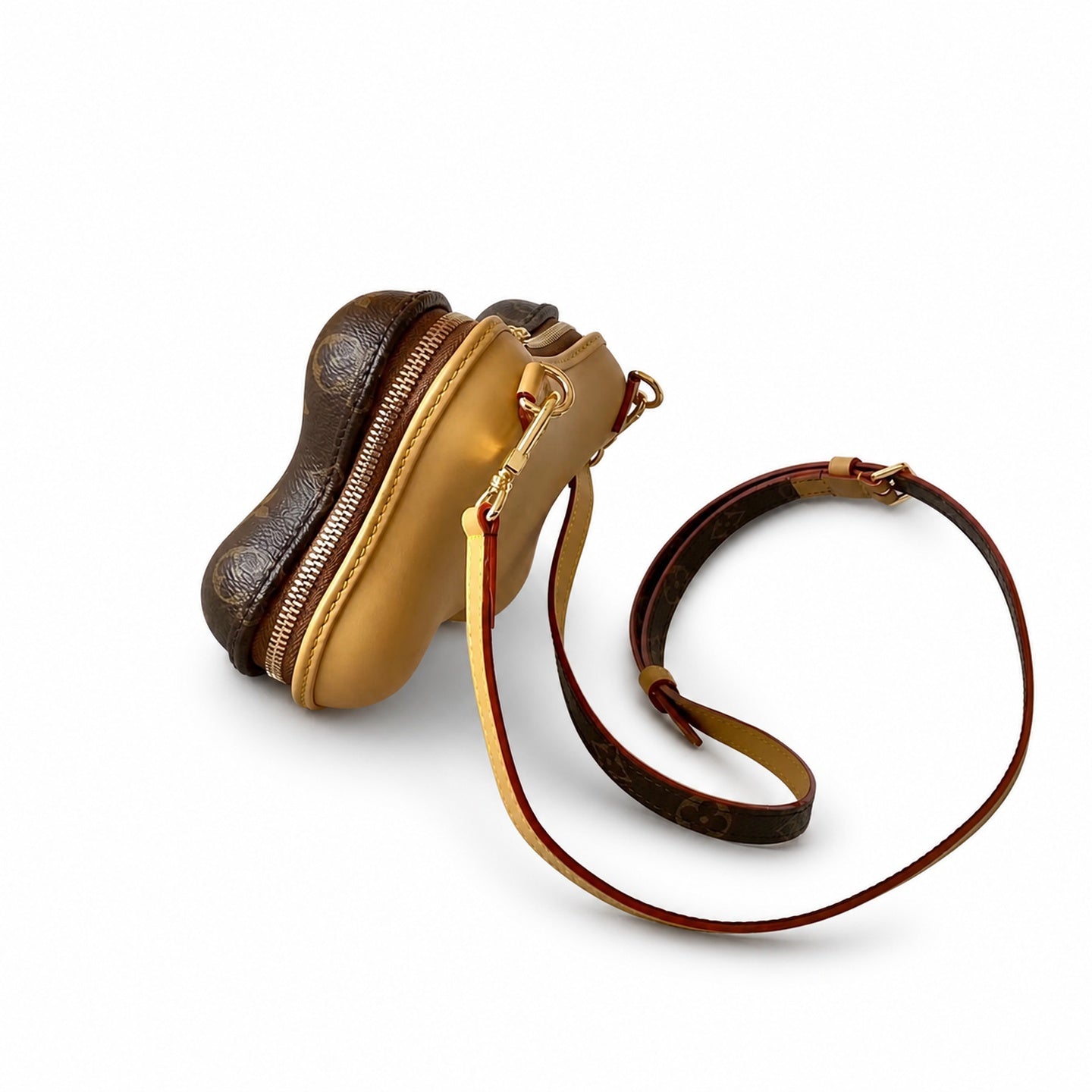 Louis Vuitton Mini Canvas Leather Handbag