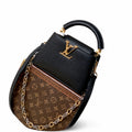 Louis Vuitton Capucines Mini Leather Black Handbag