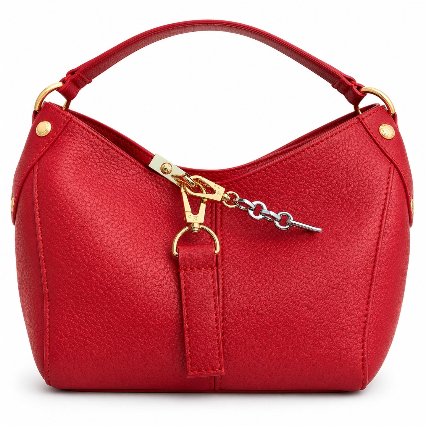 Louis Vuitton Capucines Mini Leather Red Handbag