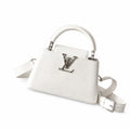 Louis Vuitton Mini Leather White Silver Handbag