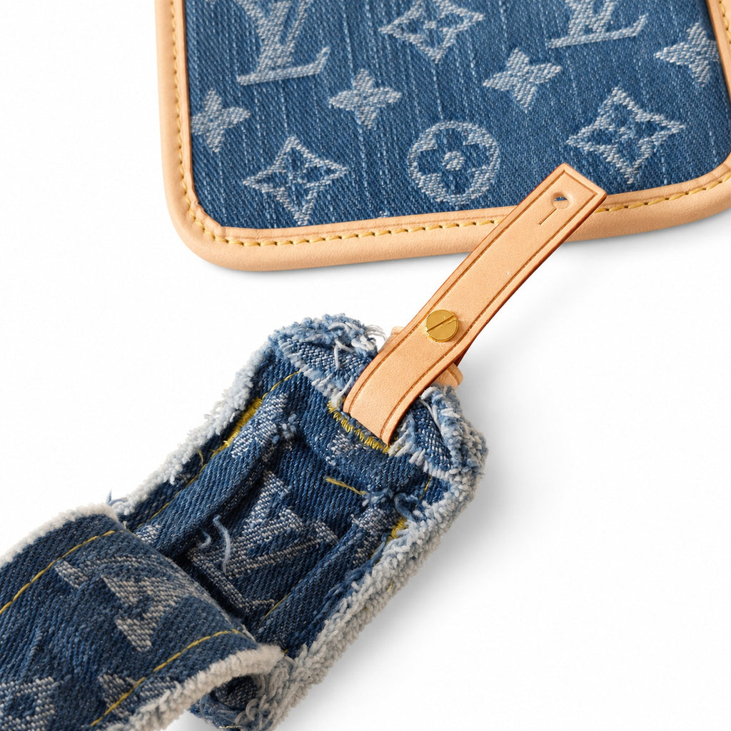 Louis Vuitton All In Denim Blue Handbag