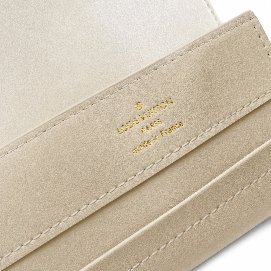 Louis Vuitton Capucines Mini Embroidered Leather White Handbag