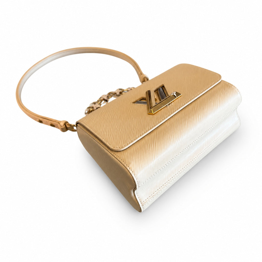 Louis Vuitton Twist Medium Leather White Handbag