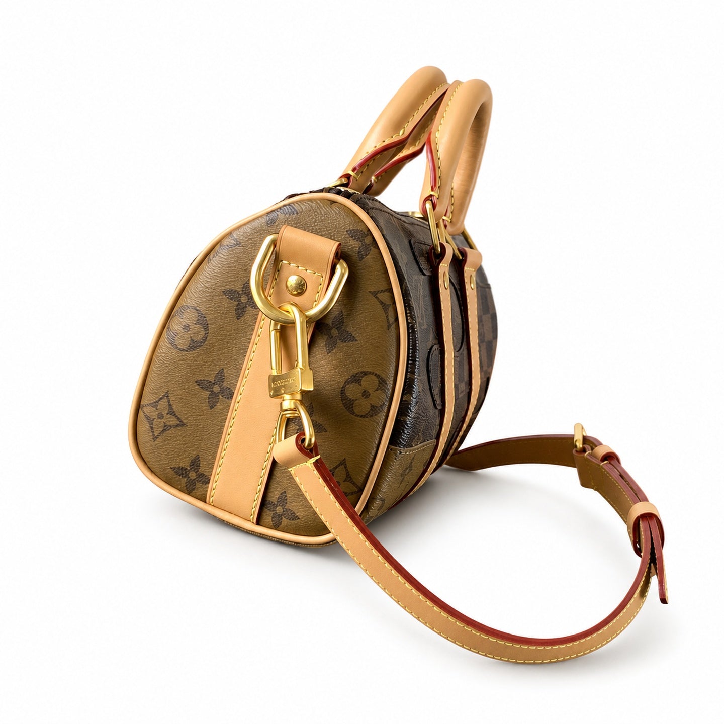 Louis Vuitton Keepall Embroidered Canvas Handbag
