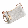 Louis Vuitton CarryAll Embroidered Cotton Canvas Jacquard Leather Handbag
