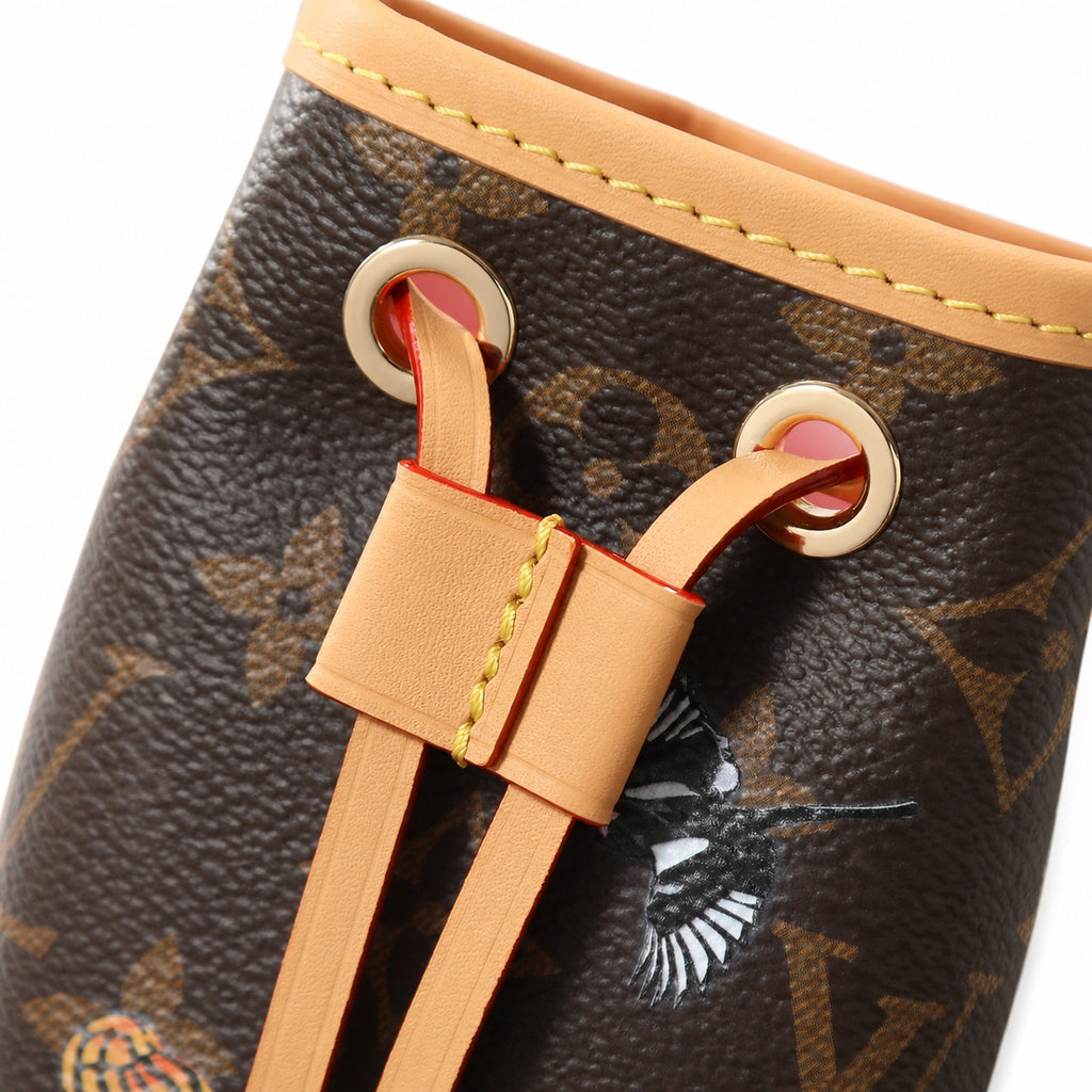 Louis Vuitton Noe Canvas Leather Handbag