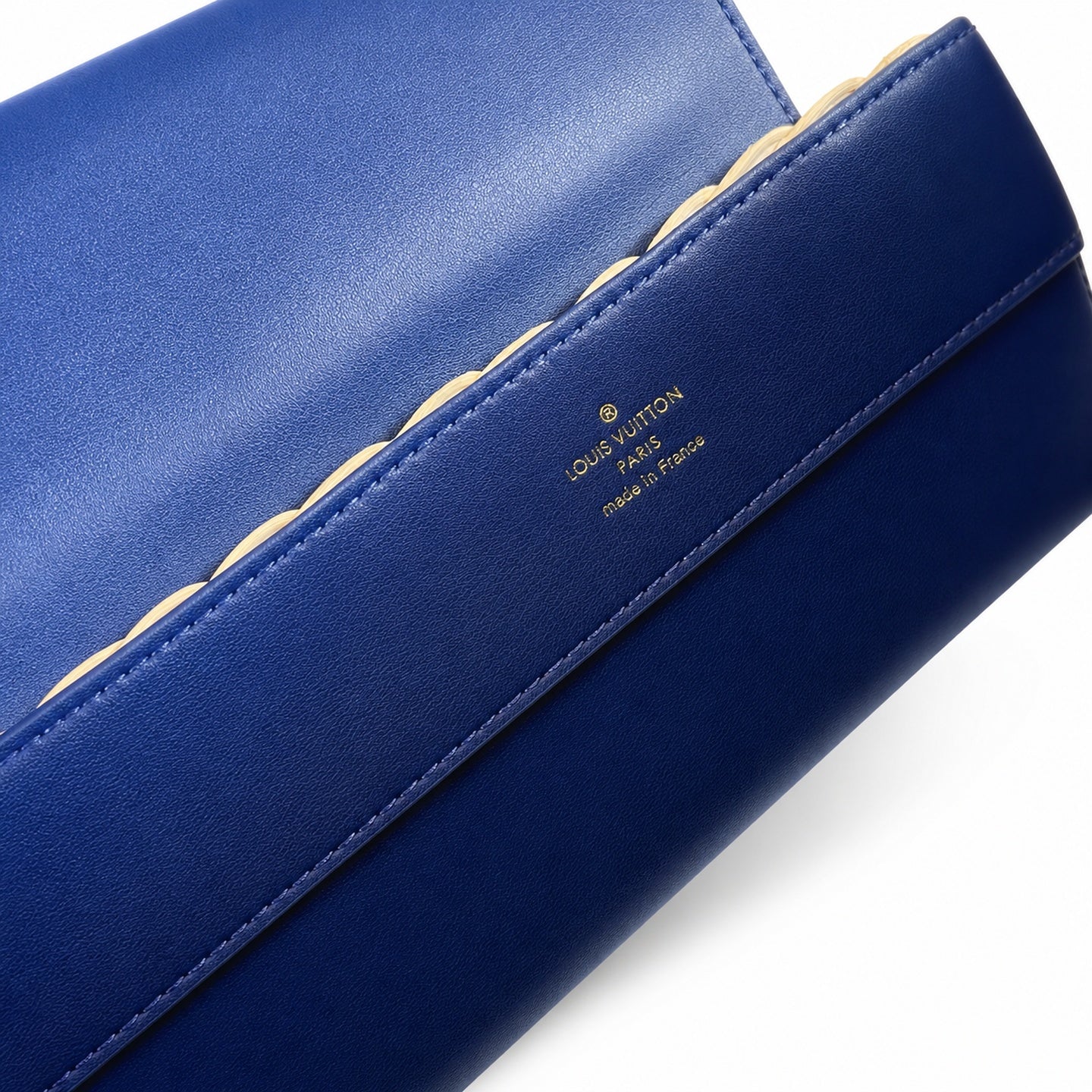 Louis Vuitton Capucines Small Leather Blue Handbag