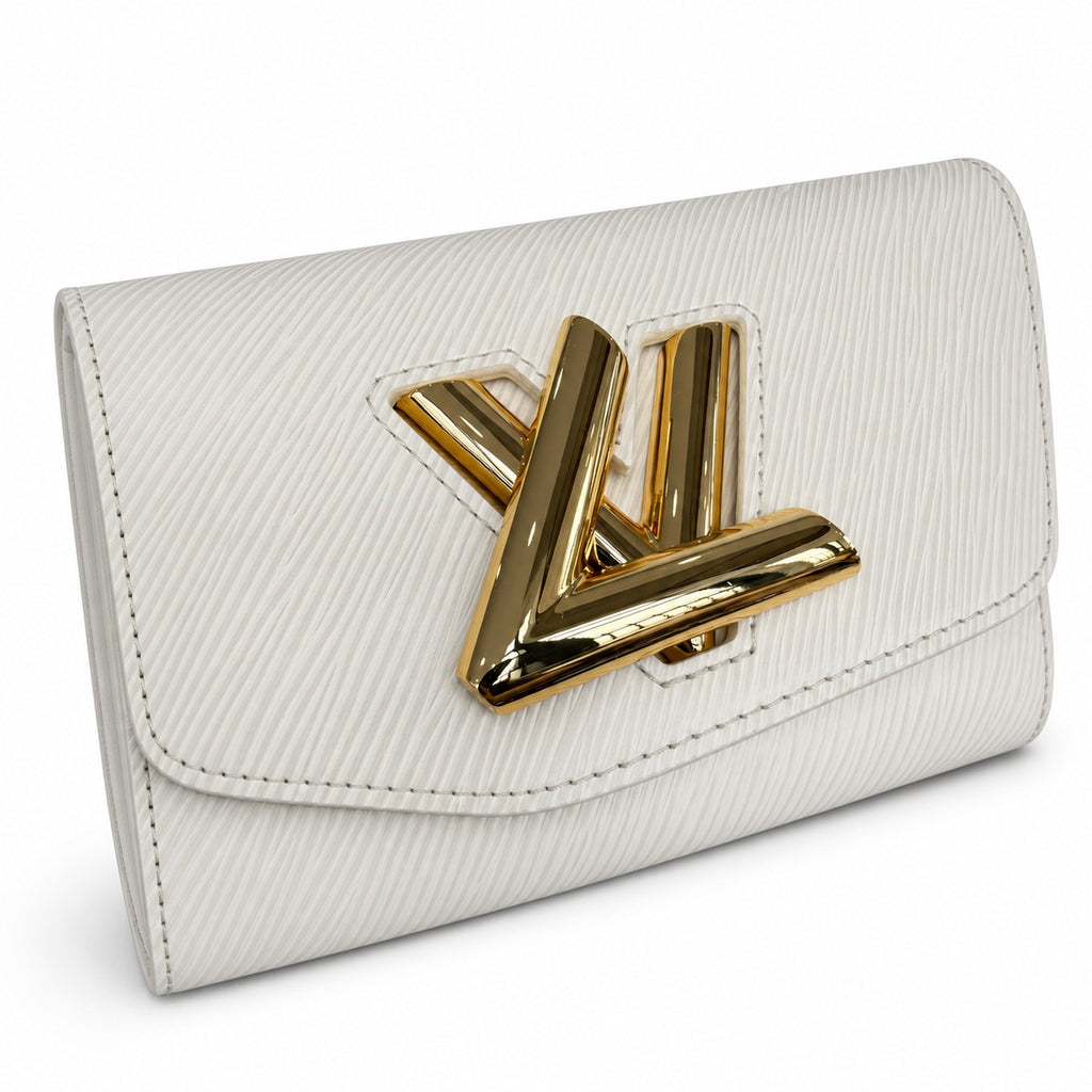 Louis Vuitton Twist Leather White Handbag