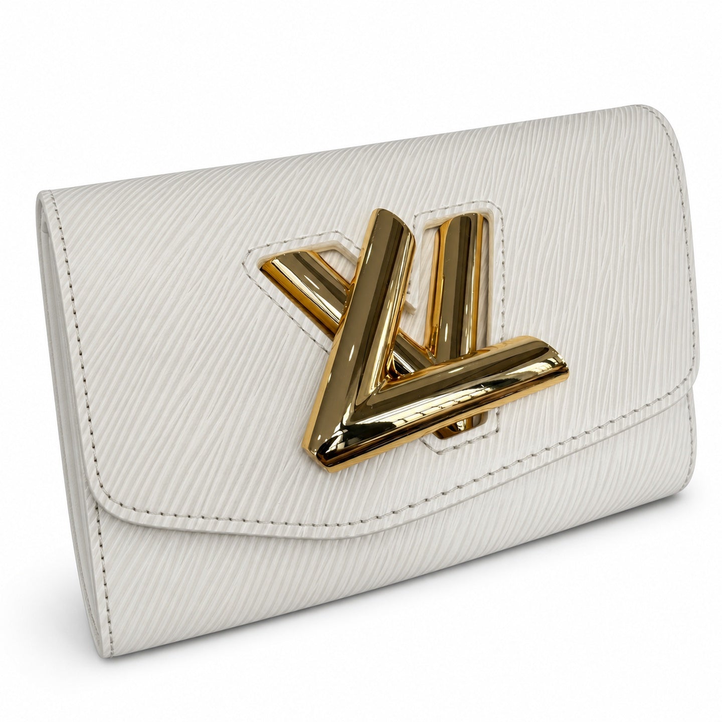 Louis Vuitton Twist Leather White Handbag