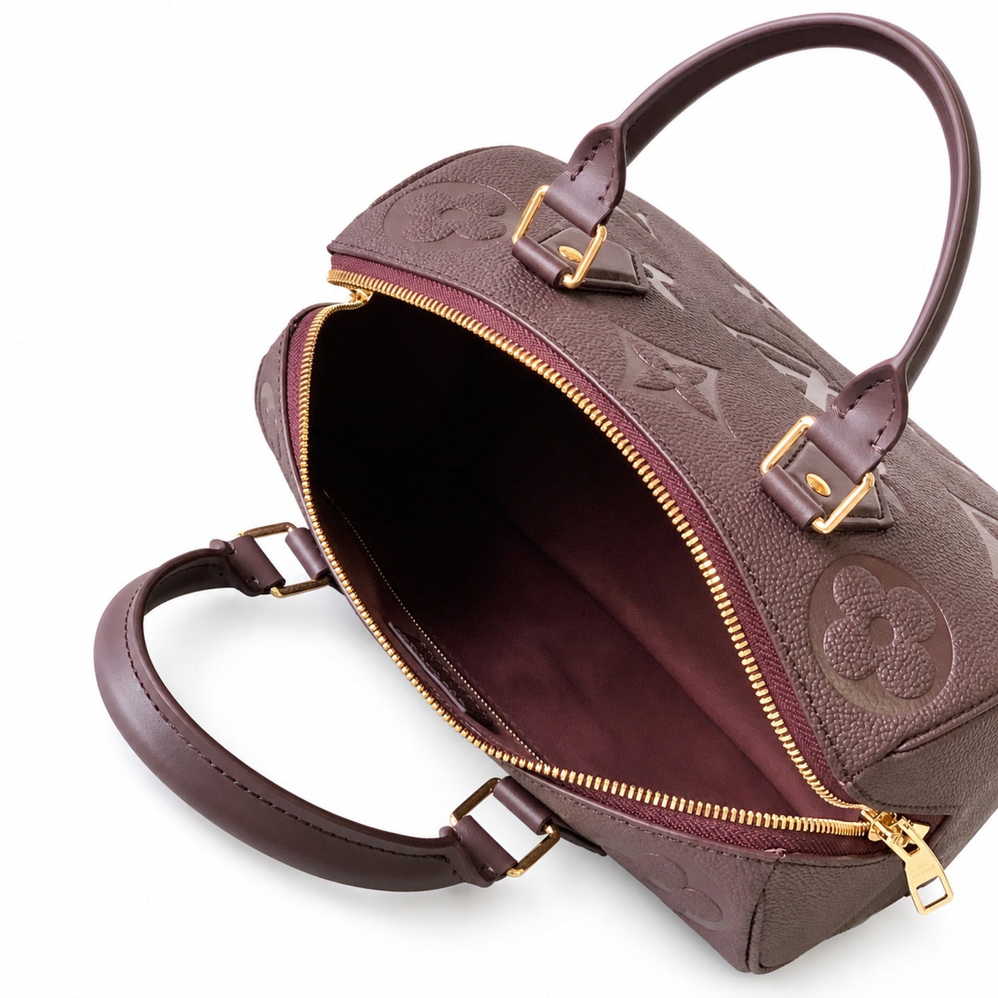 Louis Vuitton Speedy Bandouliere Leather Black Handbag