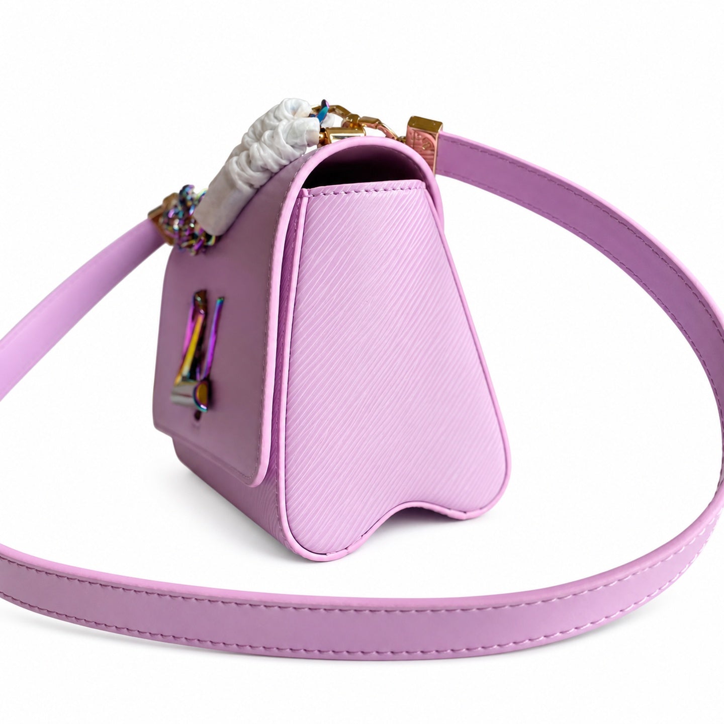 Louis Vuitton Twist Small Leather Purple Handbag