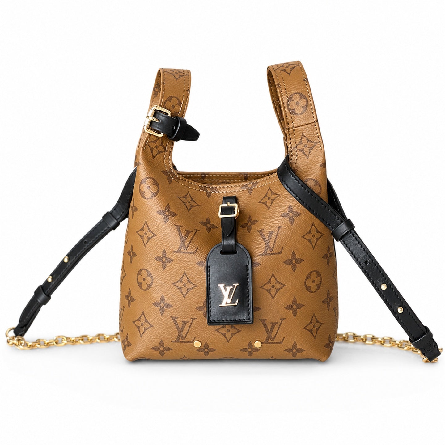 Louis Vuitton Atlantis Canvas Leather Yellow Handbag