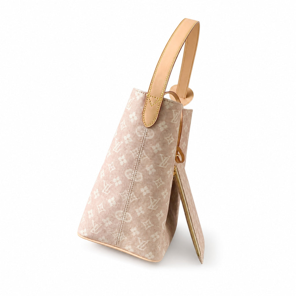 Louis Vuitton All In Grace Coddington Large Canvas Leather Handbag