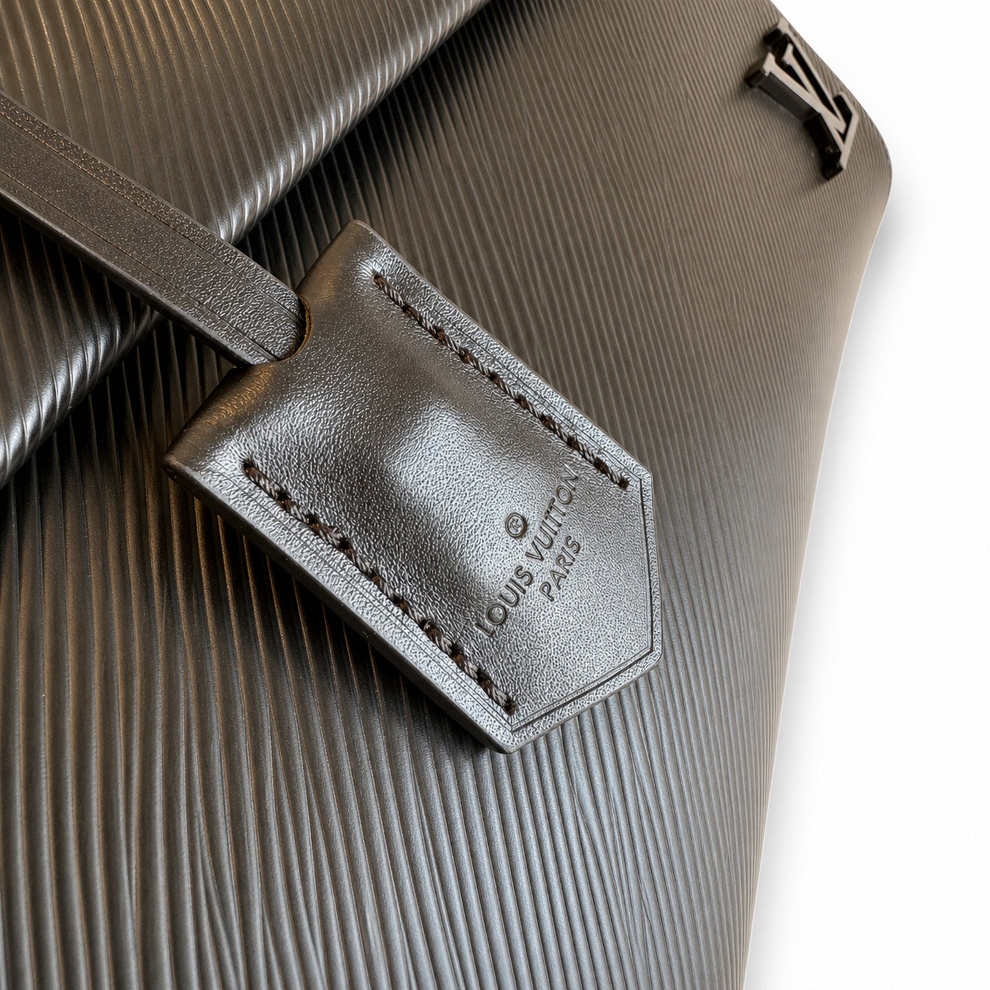 Louis Vuitton Reversible Jacquard Leather Black Handbag