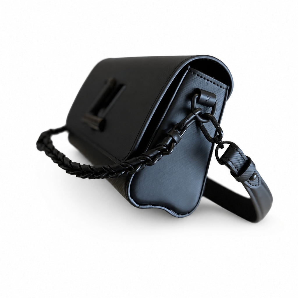 Louis Vuitton Twist Leather Black Handbag