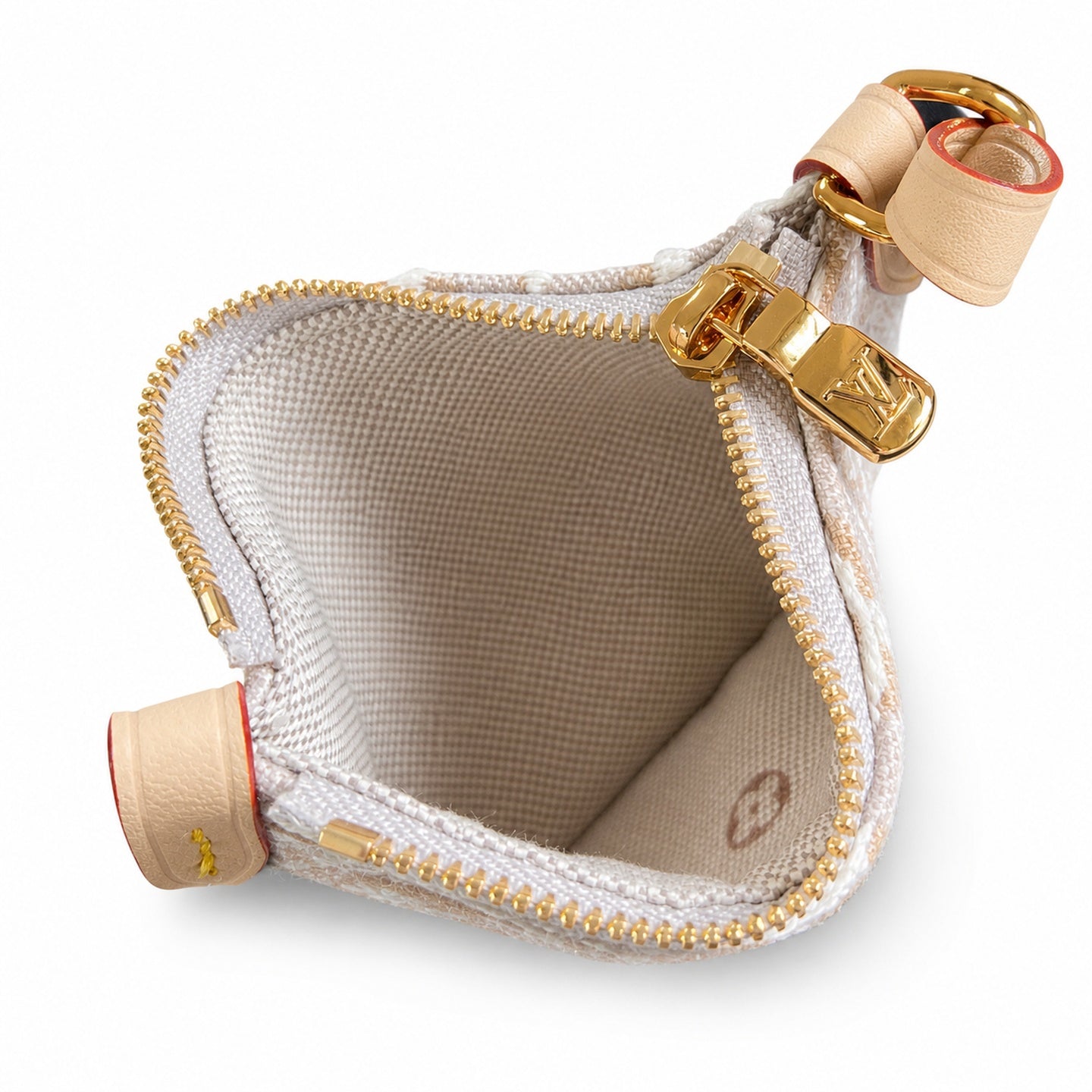 Louis Vuitton All In Embroidered Cotton Canvas Jacquard Leather Handbag