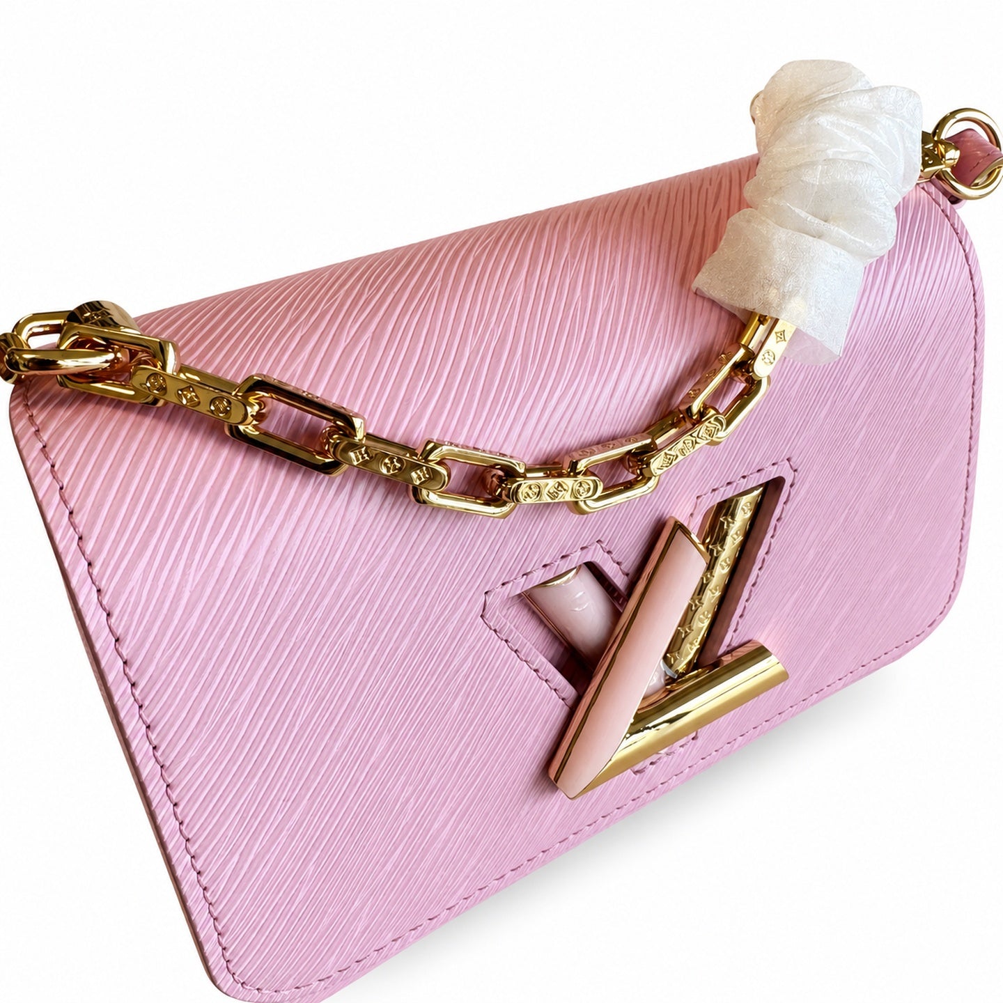 Louis Vuitton Twist Small Leather Pink Handbag