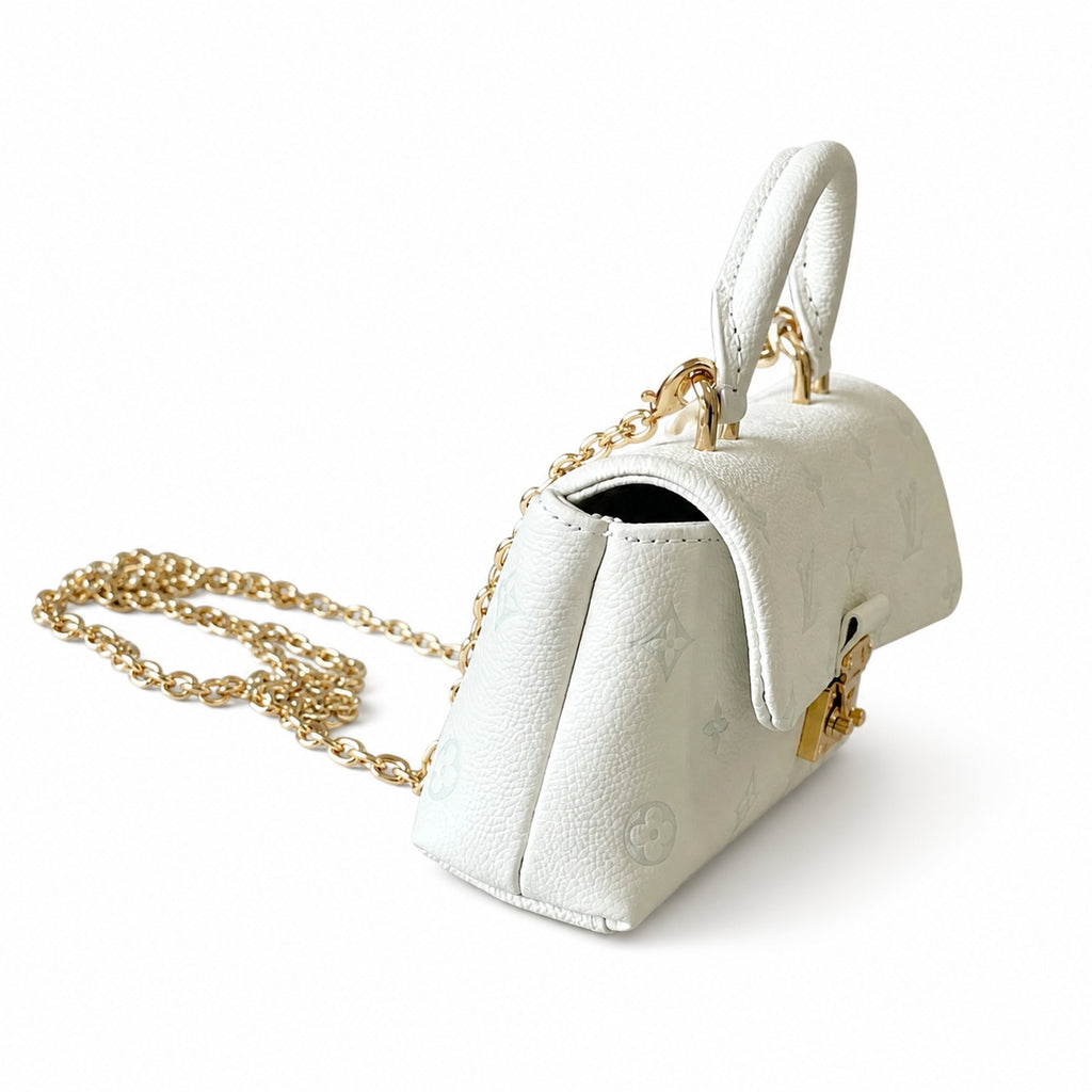 Louis Vuitton Madeleine Leather Green Handbag