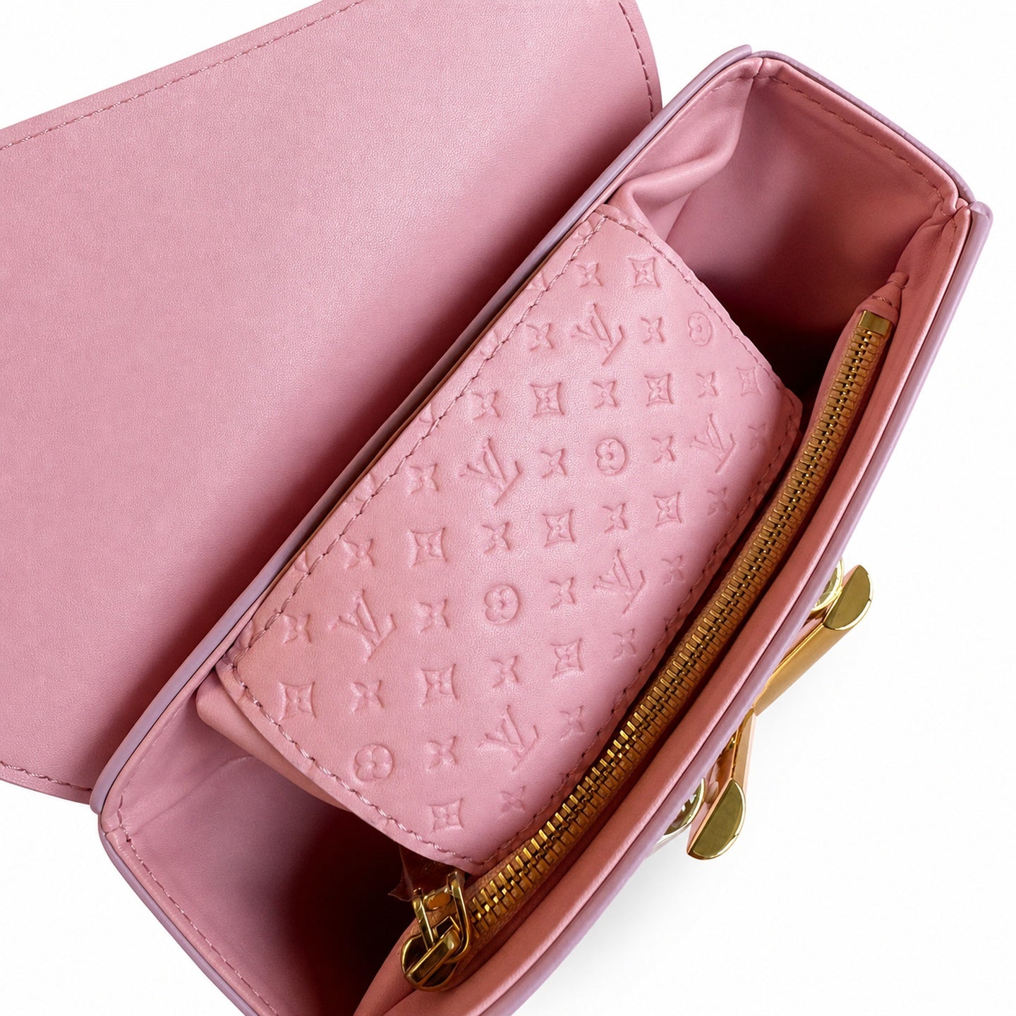 Louis Vuitton Twist Small Leather Pink Handbag