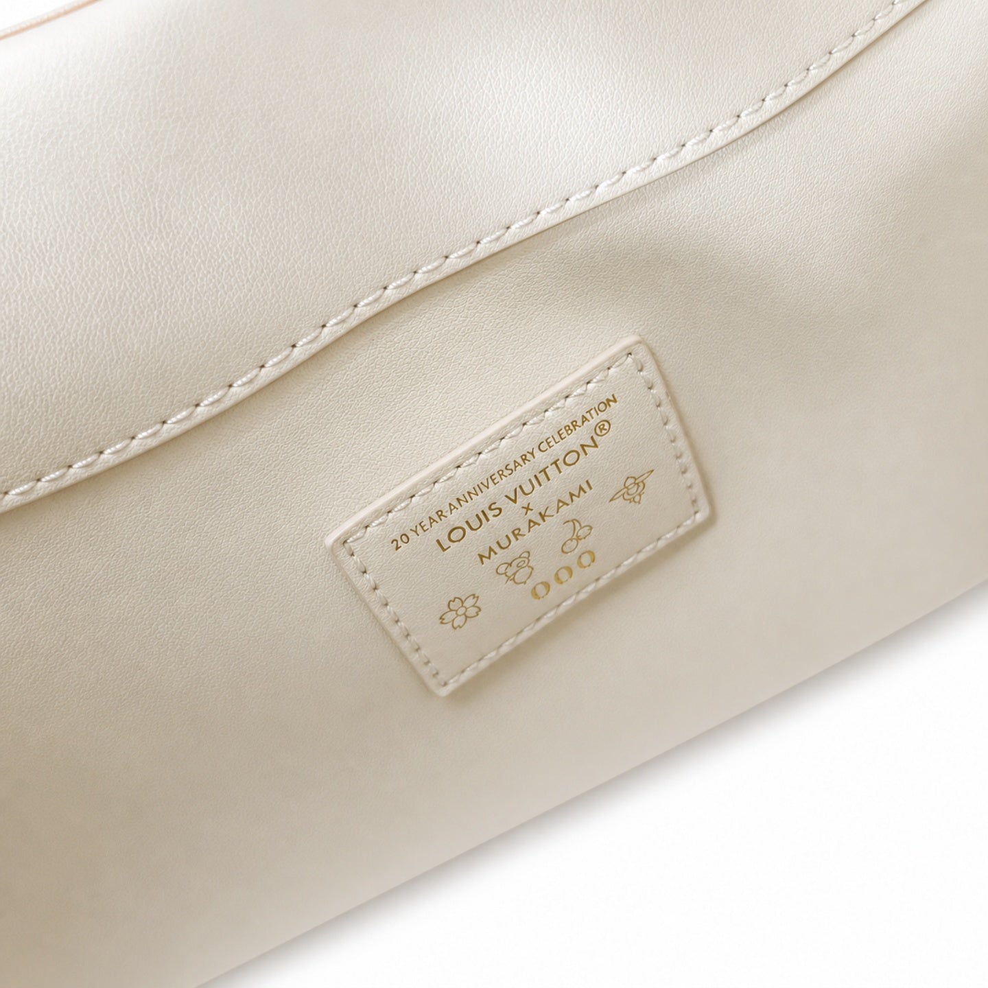 Louis Vuitton Capucines Takashi Murakami Small White Handbag