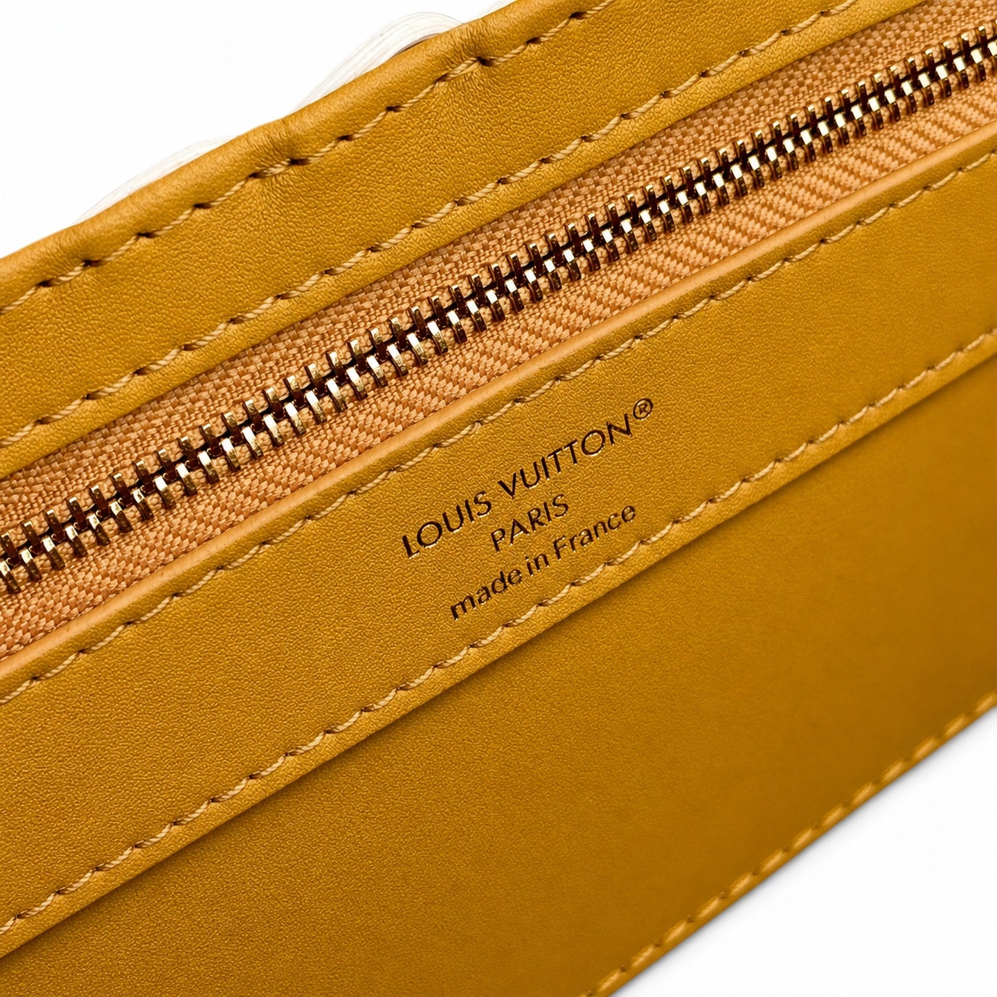 Louis Vuitton Capucines Mini Leather Yellow Handbag