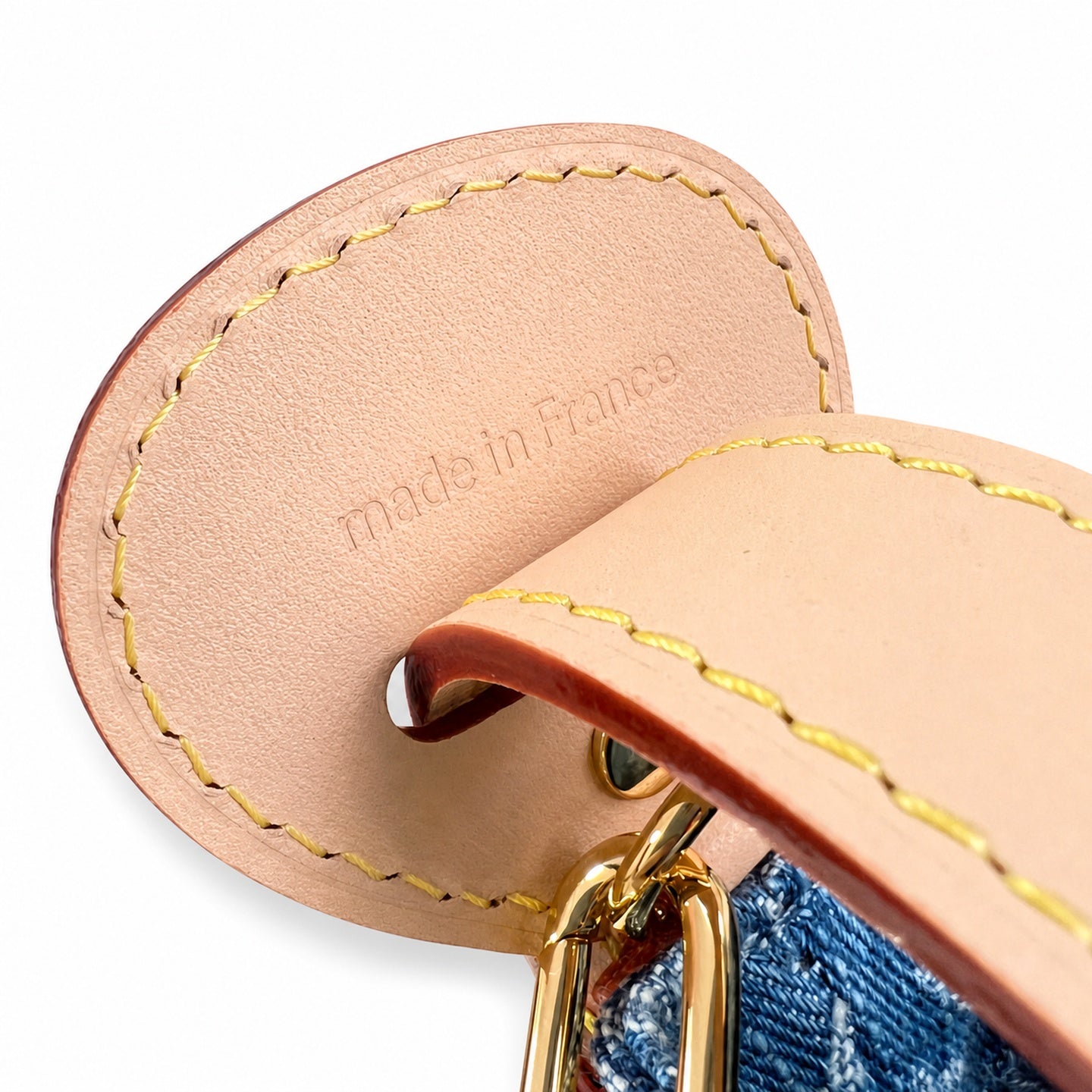 Louis Vuitton All In Denim Leather Handbag