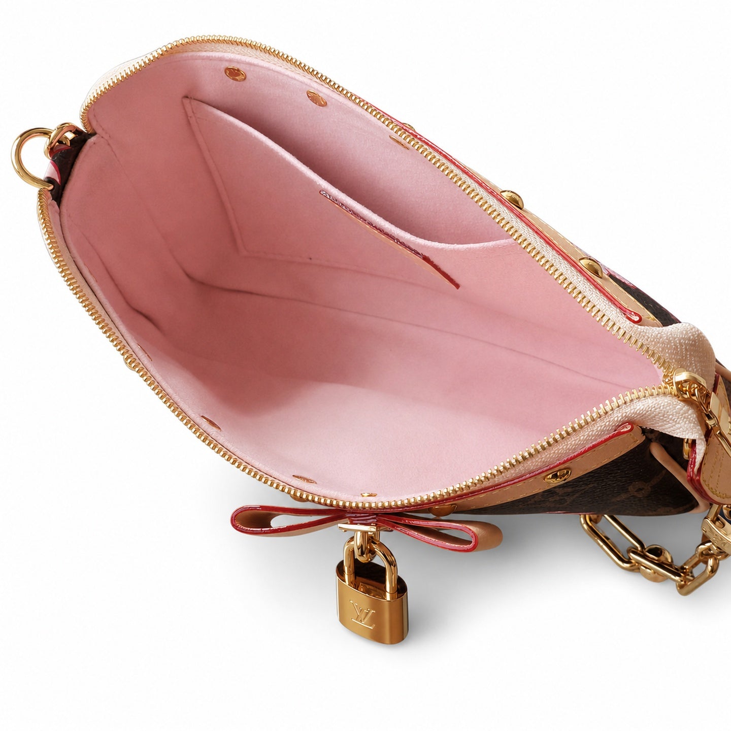 Louis Vuitton Takashi Murakami Canvas Leather Handbag