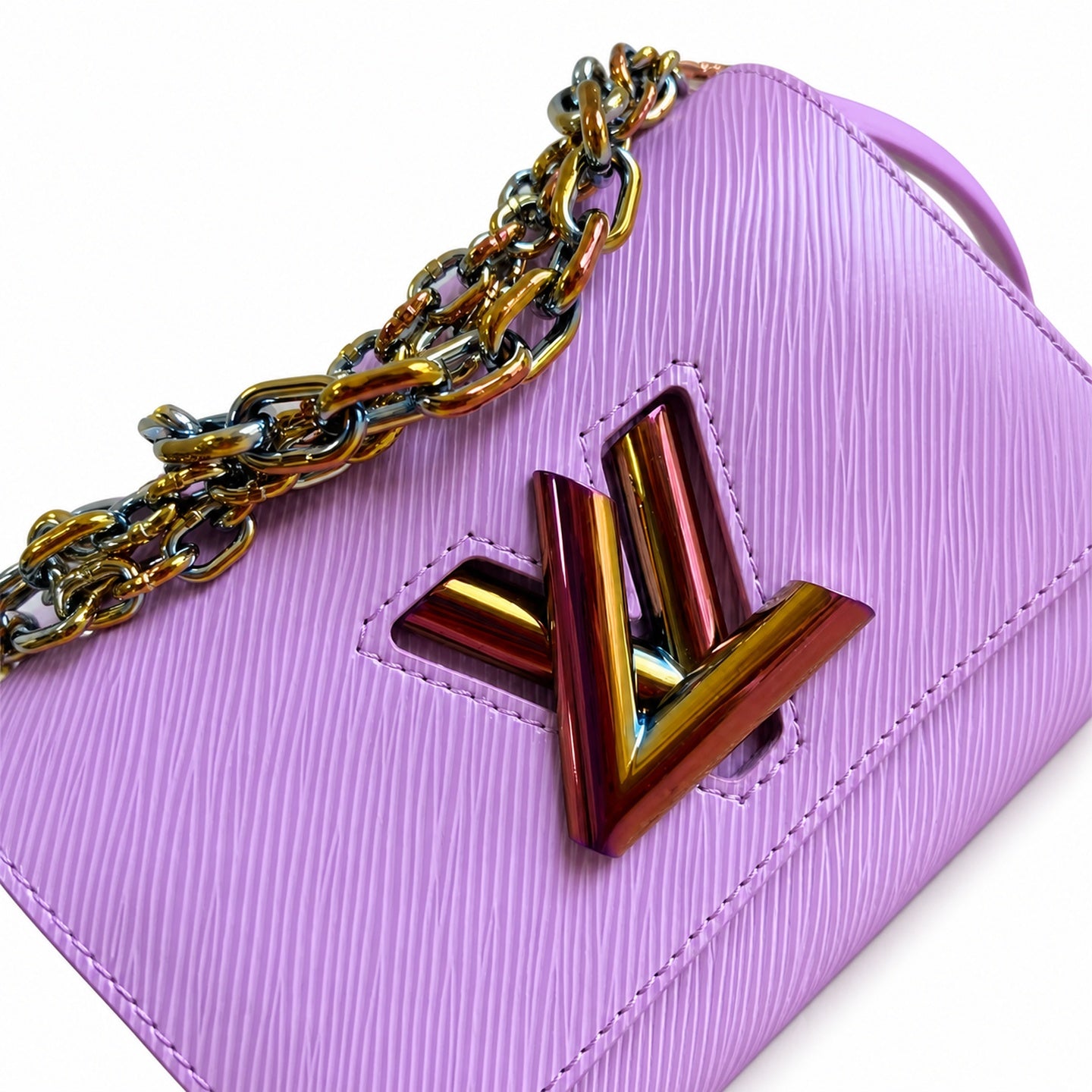 Louis Vuitton Twist Leather Red Handbag