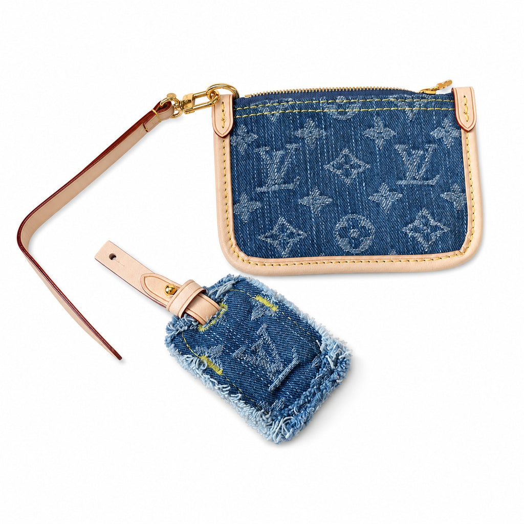 Louis Vuitton All In Denim Blue Handbag