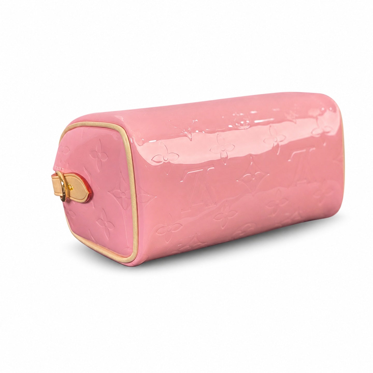 Louis Vuitton Speedy Leather Pink Handbag