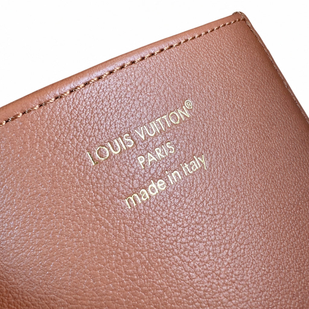 Louis Vuitton Capucines Small Suede Leather Brown Handbag