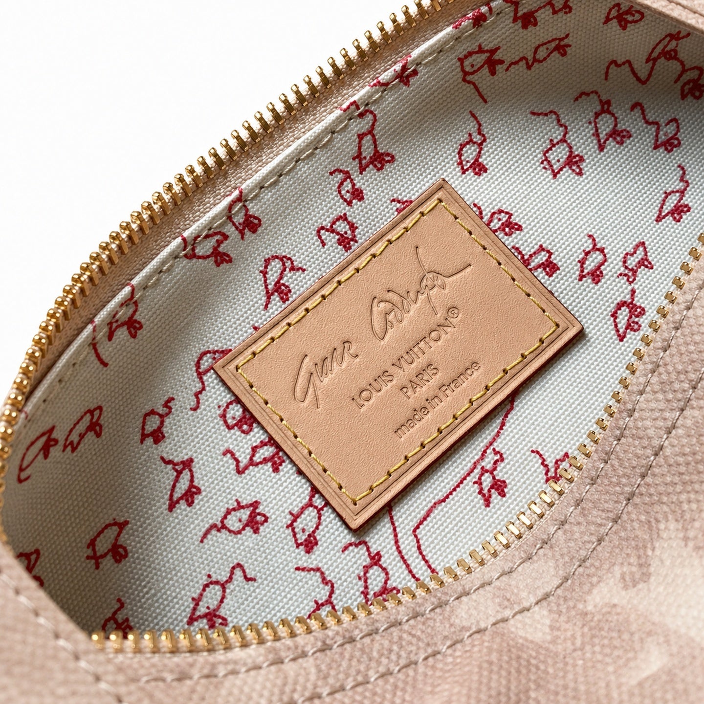 Louis Vuitton Speedy Grace Coddington Double Zip Canvas Leather Handbag