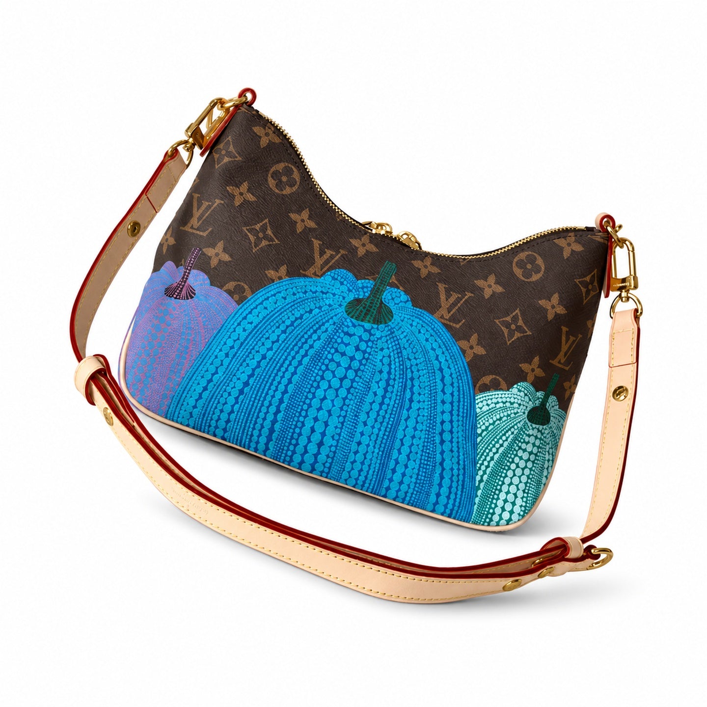 Louis Vuitton Boulogne Yayoi Kusama Canvas Handbag