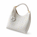 Louis Vuitton Leather Blue Gold Handbag