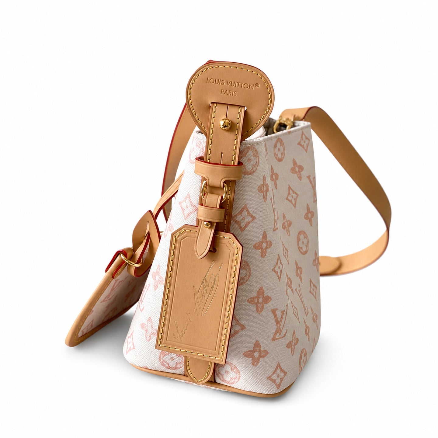 Louis Vuitton All In Small Leather Yellow Handbag